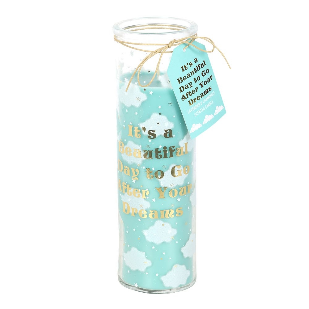 Something Different - Cloud Print Lavender & Chamomile Tube Bougie Parfumée - Multicolore